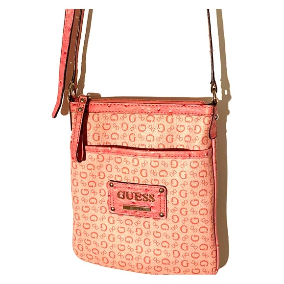 Guess Pink Crossbody Purse - Picture 1 of 7